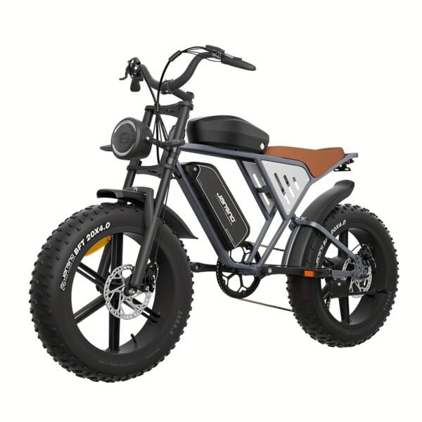 JANSNO Electric Bike 20" X 4.0 Fat Tire Electric Bicycle For Adults With 500W Brushless Motor, 48V 34Ah Removable Dual Battery, Top Speed Of 15Mph, 7-Speed Transmission Commuter E-bikes - Image 2