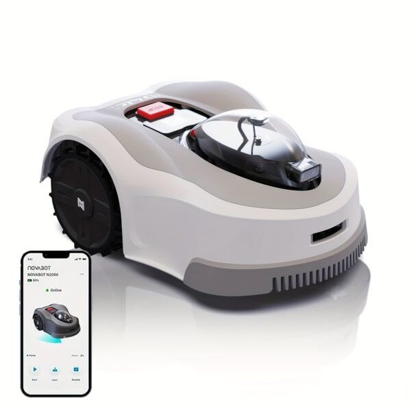 Novabot N1000 Smart Robotic Lawn Mower, Automatic Lawn Mower With Accurate Navigation And Obstacle Avoidance, All-Terrain Capabilities, U-Shape Path Planning, Perfect For 1.50 Acres Cut Height 0.8"-3.5" - Image 6